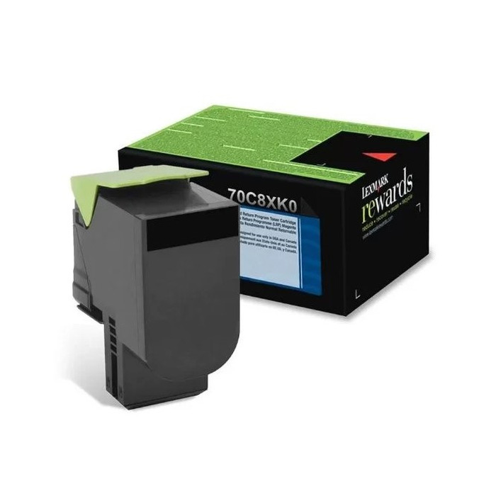 Lexmark 70C8XK0 Original Preto p/ CS510de/dte