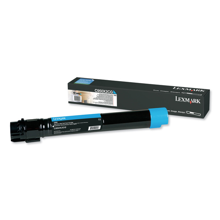 Toner Lexmark C950X2CG Ciano Original Alta Capacidade p/ C950 X950 X952 X954