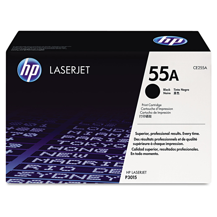 Toner HP CE255A 55A Original para LaserJet P3015n