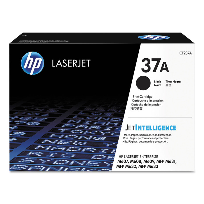 HP CF237A 37A Preto Original p/ M609 M607 M608