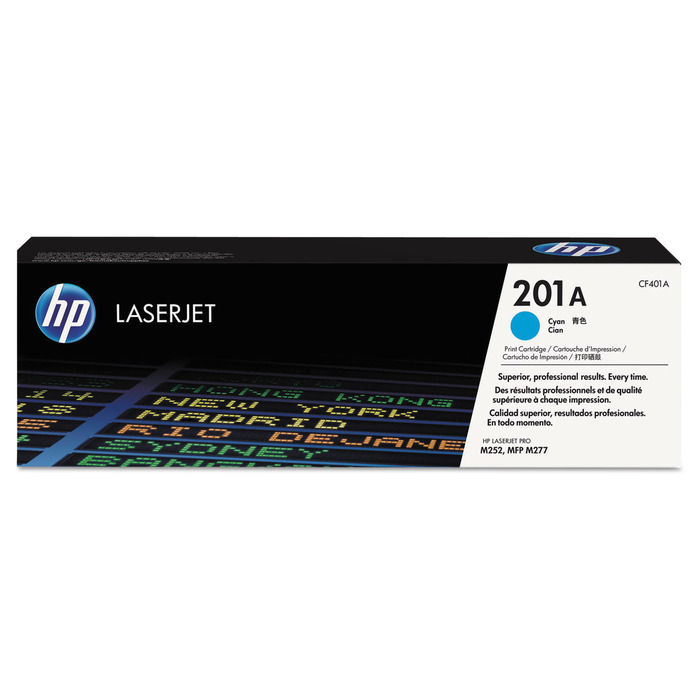 HP CF401A 201A Original Toner Ciano p/ M277dw M252n M252dw M277n