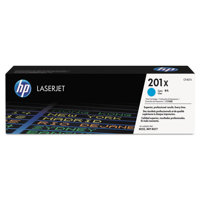 HP CF401X 201X Original Toner Ciano p/ M277dw M252n M252dw M277n