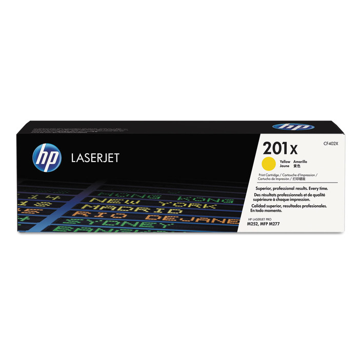 HP CF402X 201X Original Toner Amarelo p/ M277dw M252n M252dw M277n