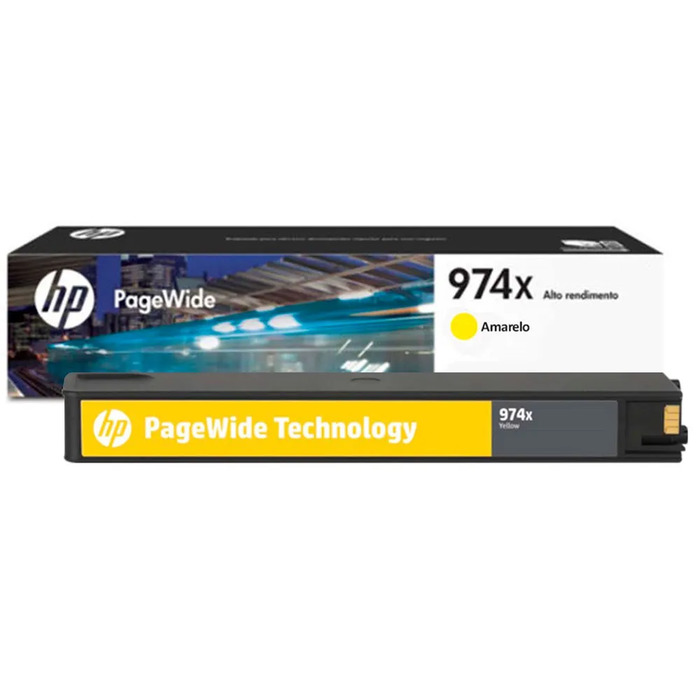 Cartucho HP L0S05AB 974X Amarelo para PageWide Pro