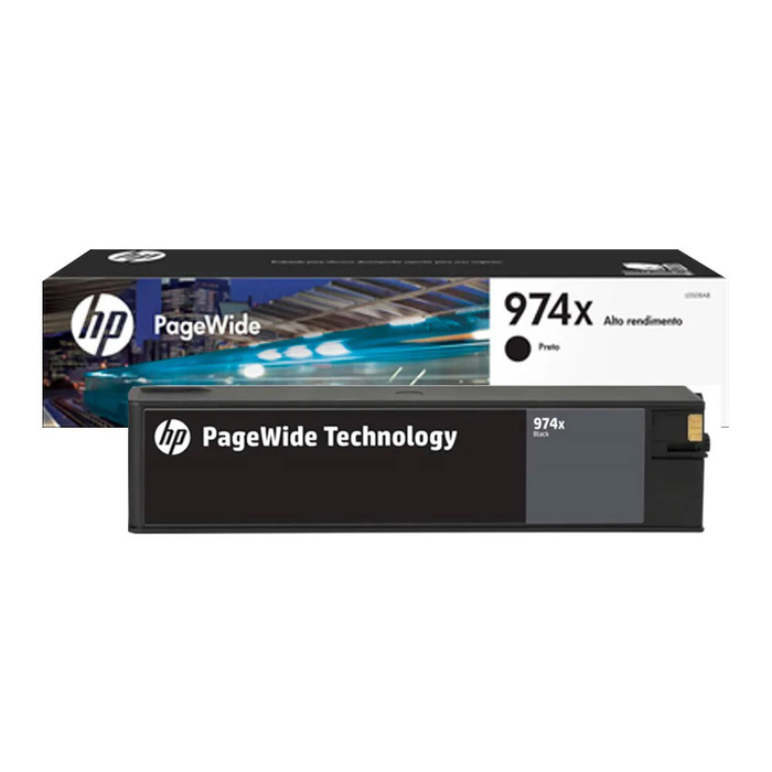 Cartucho HP L0S08AB 974X Preto para PageWide Pro
