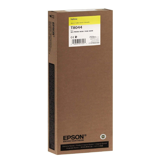 Cartucho Original Epson T804400 Yellow T8044 700ml