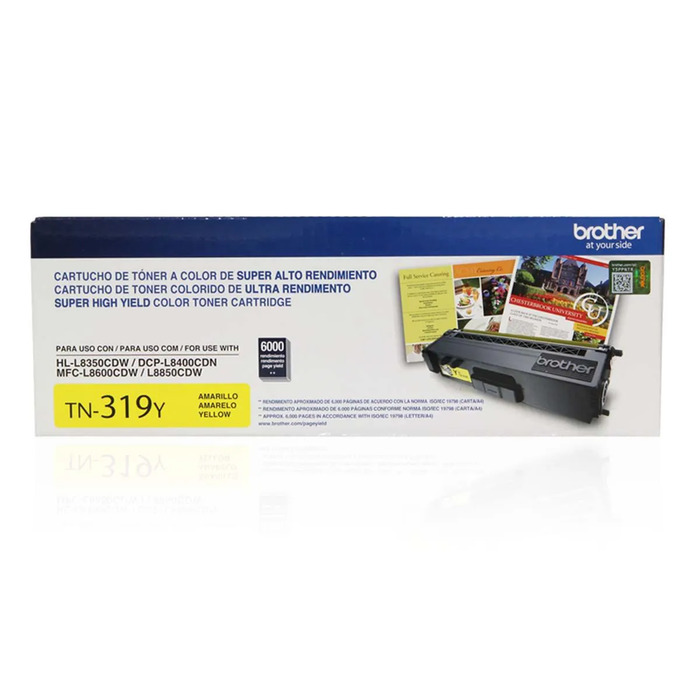 Cartucho TN-319Y Brother Original para HL-L8350CDW