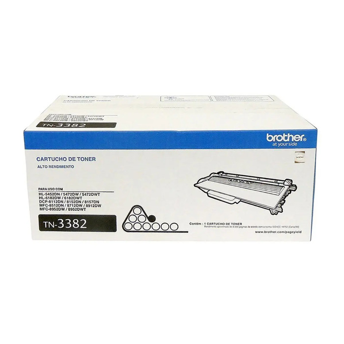 Cartucho TN-3382 Brother Original para HL-6182DW