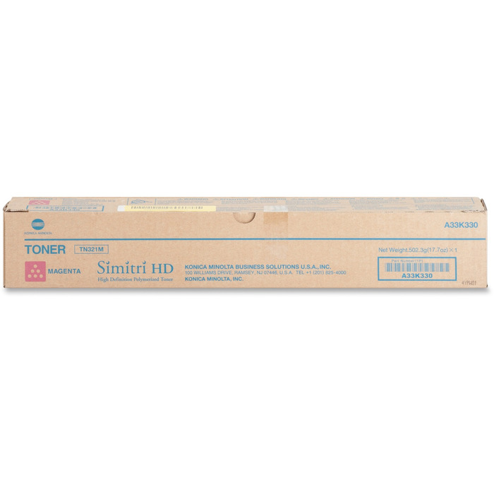 Cartucho TN321M Konica Minolta Original para Bizhub C224/C284/C364