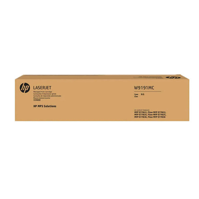 Toner W9191MC Ciano HP Original Alta Capacidade p/ E77830