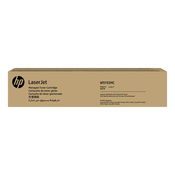 Toner W9193MC Magenta HP Original Alta Capacidade p/ E77830